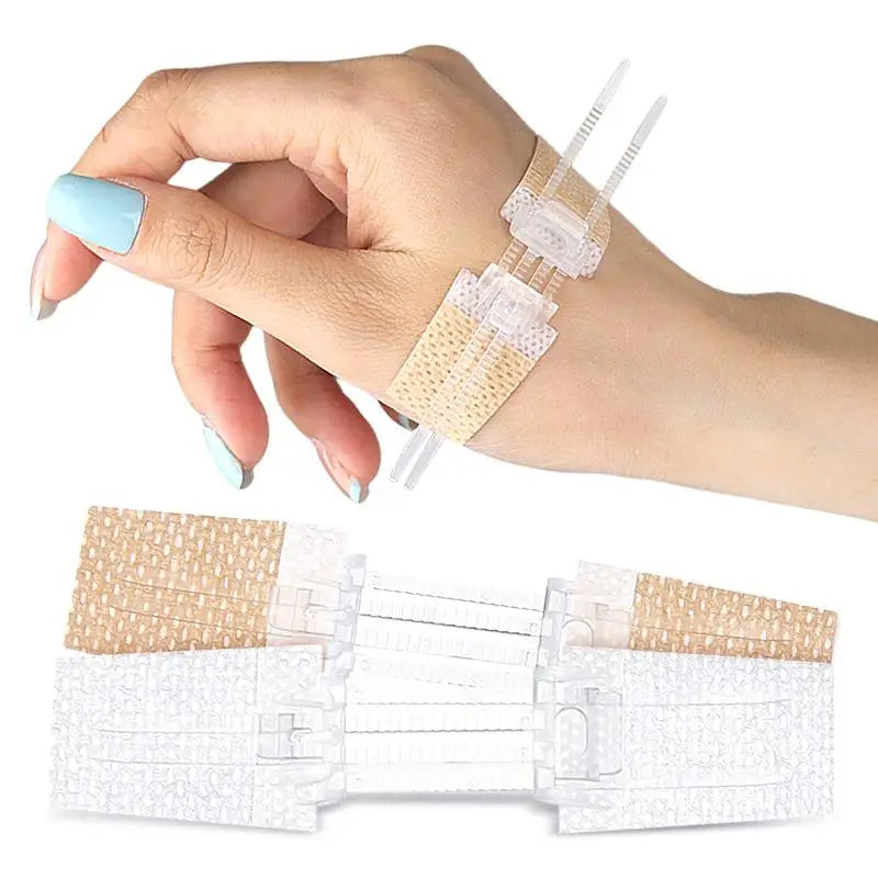 Zipper Tie Wound Closure Patch Hemostatic Patch Wound Fast Without Suture Zipper Outdoor Band-Aid Portable Quick Clot Wound