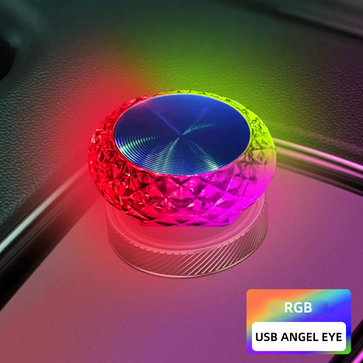 Portable Car USB Ambient Light Mini LED Decorative Colorful Night Light for Car and Computer, Environment Lighting Plug Play
