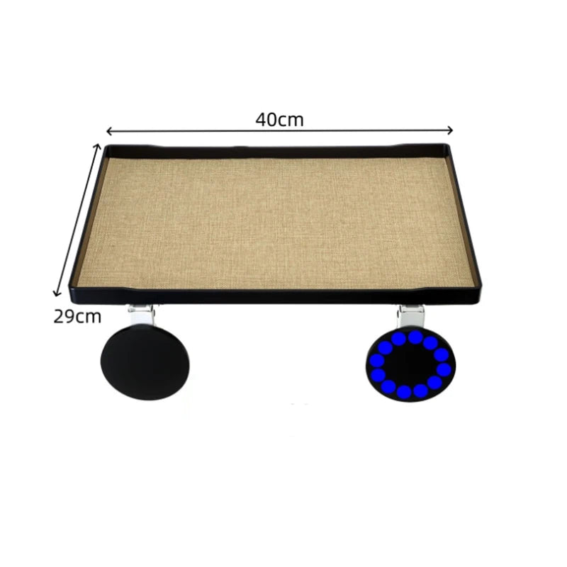 Foldable Magnetic Car Door Camping Tray Side Table Max Load 5kg Outdoor Travel Food Rack For Steel Body SUV Offroad Car