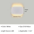 Modern LED Wall Lamp for Bedside Living Room Stairs Aisle Bathroom Home Decorations Wall Sconce Indoor Lighting Fixture Luster