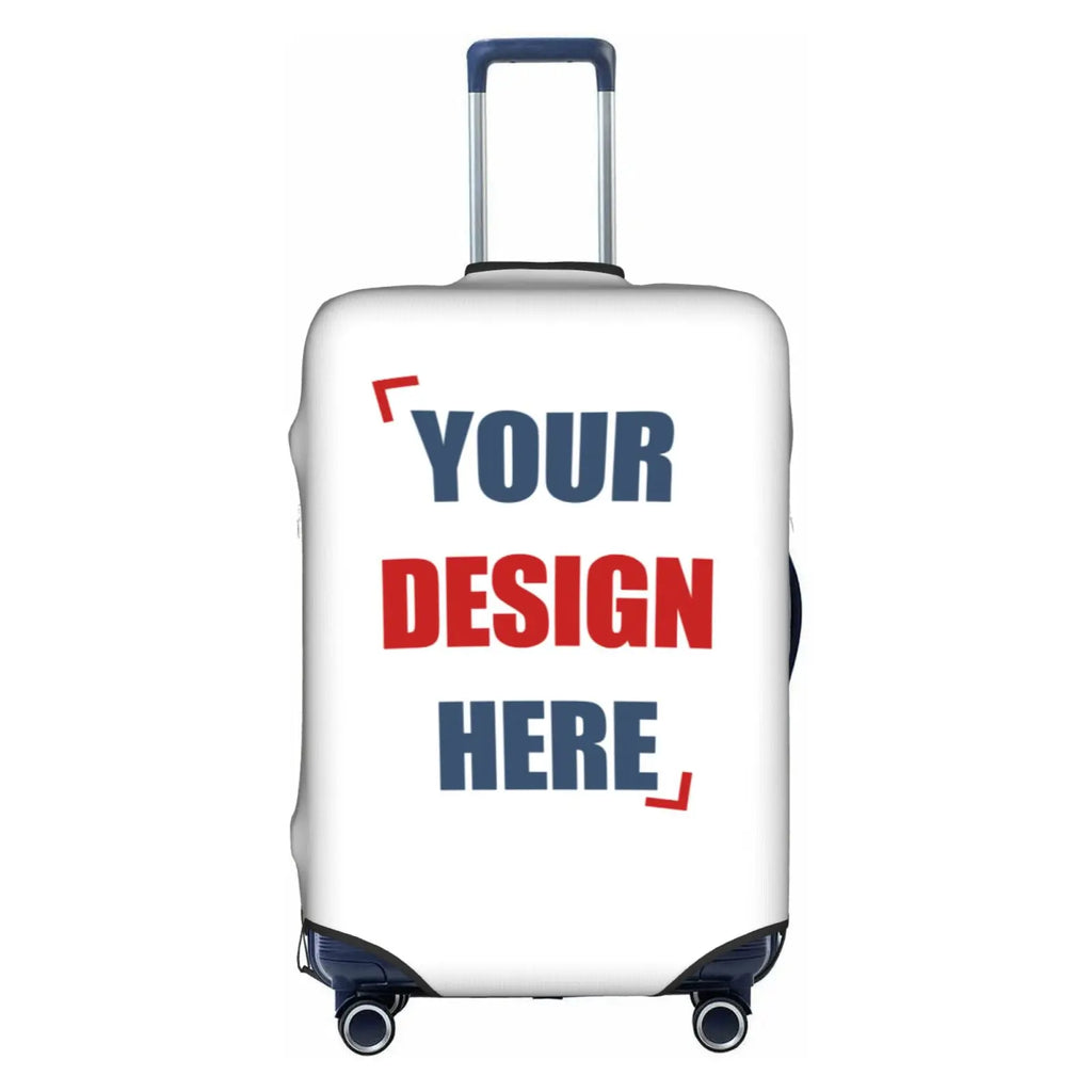 Custom Customize Logo Luggage Cover Elastic Your Design Here Travel Suitcase Protective Covers Suit For 18-32 inch