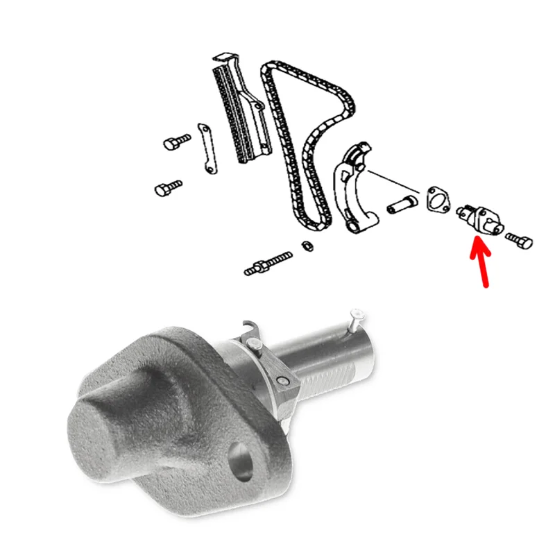 WF-Car Hydraulic Timing Chain Tensioner + Upper Chain Guide + Gasket Kits For Mitsubishi 3.2 Di-D Pajero Shogun 4M41 4M42