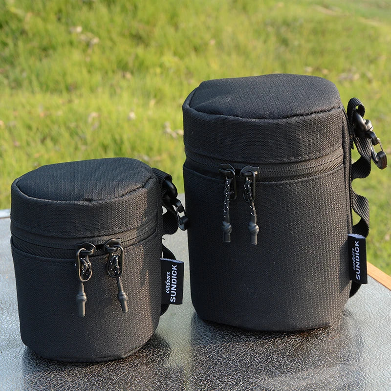 Titanium Cup Storage Bag, Available in Large and Small Sizes, Durable, for Outdoor Camping and Hiking, Black Storage Bag for Cup