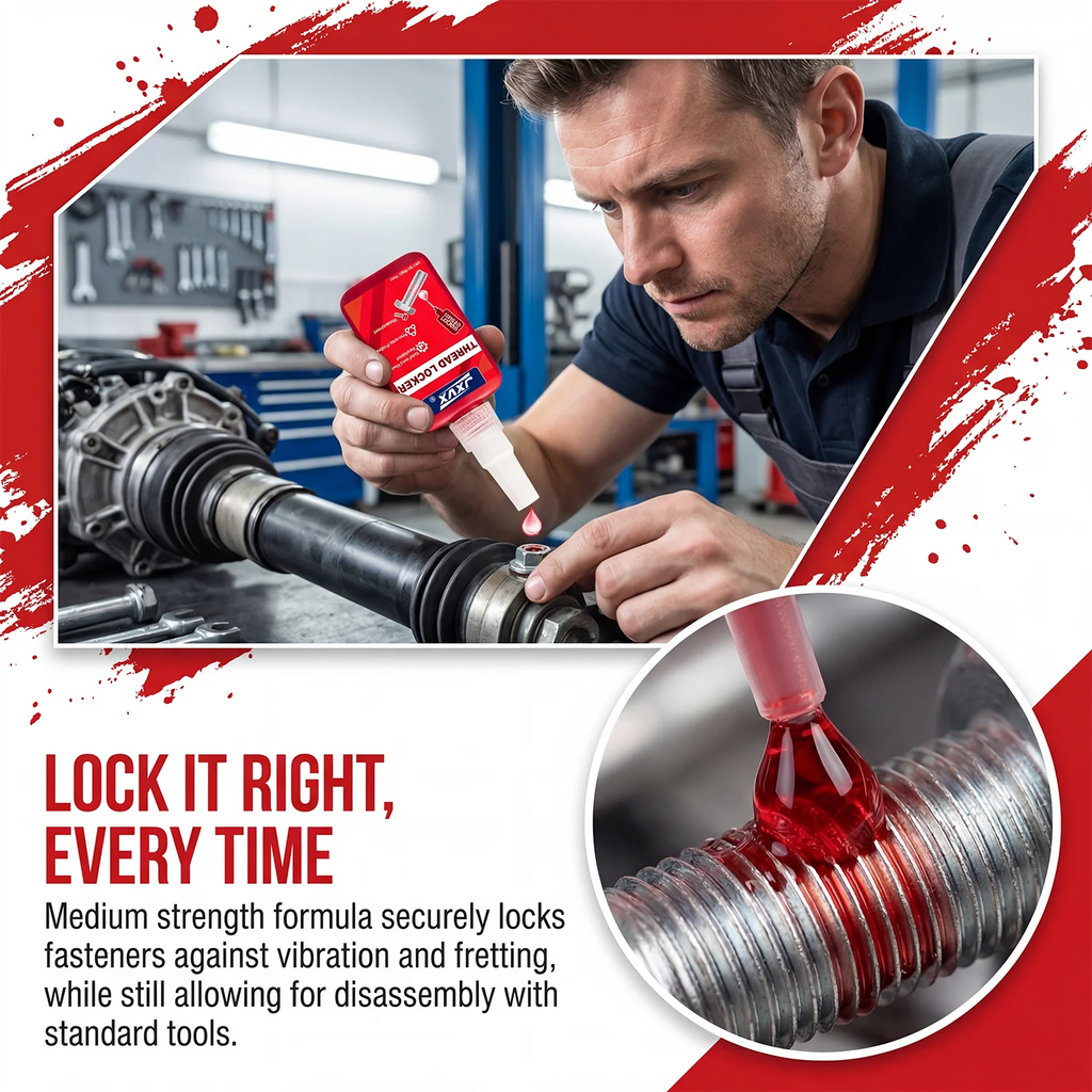 Super-strong threadlocker 50g – suitable for metal mechanical screws – anti-loosening, locking and sealing anaerobic adhesive