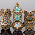 D and D Dice RPG Metal Dice for DnD Polyhedral Dice For Dungeons and Dragons Dice Role Playing Games D&D Dice Gifts Green Dice