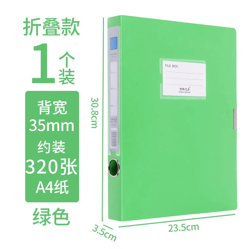 A4 File Folder Test Paper Bag Data Storage Bag Student Folder School Office Supplies Stationery Document File Box Desk Organizer