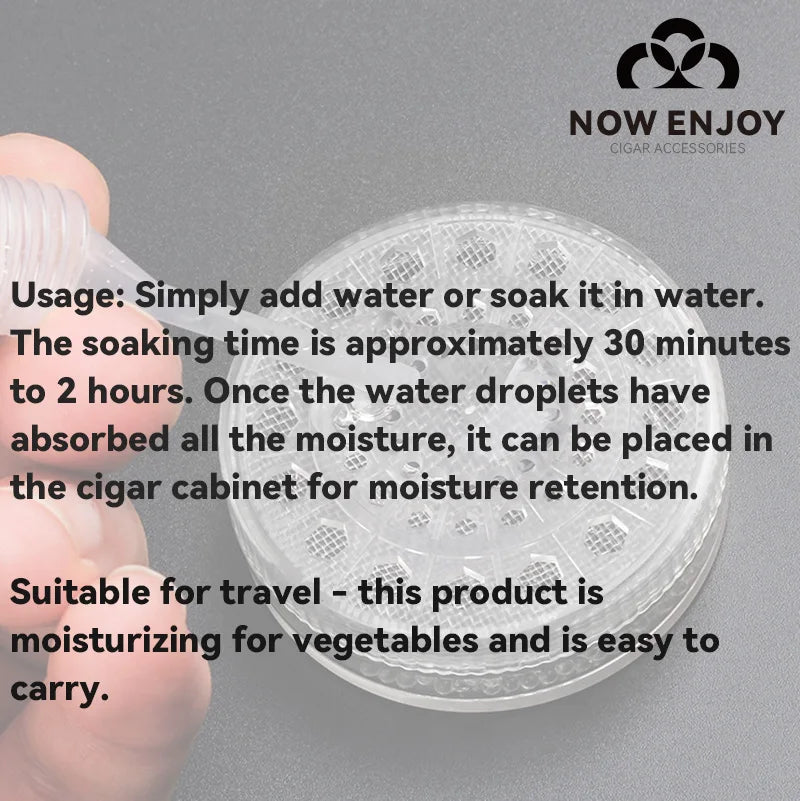 Cigar Moisturizing Humidifier Crystal Cigar Humidor Humidifier Moisturizing Box Tobacco Cigar Humidification Moisture Box