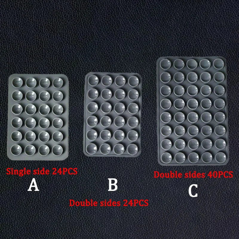 Silicone World Square Silicone Mobile Phone Fixing Suction Cup Car Mounted Bracket Phone Case Universal Anti Slip Suction Cup