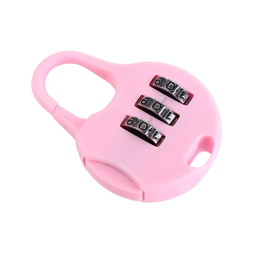 Plastic Password Combination Lock Luggage Travel Lock Backpack Padlock Padlock Password Lock Gym Drawer Lock Digit Locks