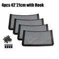 Black Multi Size Car Organizer Net Pocket Car Net Bag Phone Holder Rack Storage Mesh For Car Caravan Motorhome 42x21cm 36x18cm