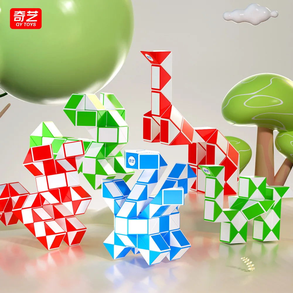 New Qiyi Double Color Rainbow Color 96-Section 108-Section Magic Board Puzzle - Educational Magic Board Toy for Children
