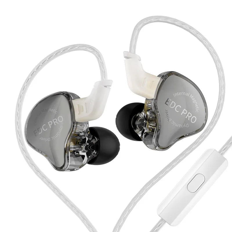 KZ EDC Pro Headset Dynamic In-Ear Monitor HiFi Wired Headphone Bass Stereo Game Music Earbuds Sports Noise Reduction Earphon edx