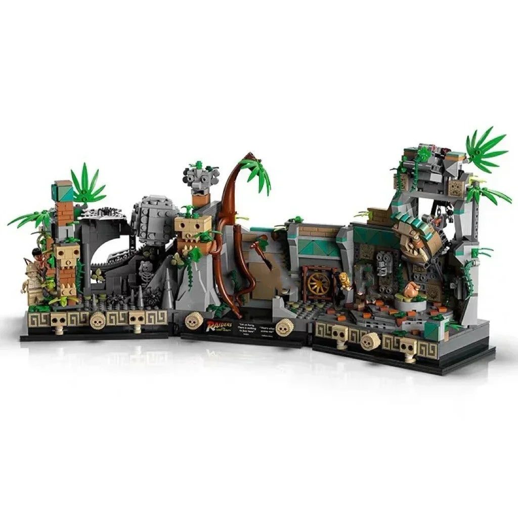 2026 NEW In stock  Indiana Jones Temple of the Classic Building Block Kit Children Educational Toy Birthday Gifts