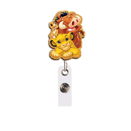 The Lion King Simba Disney Neck Strap Lanyard Movie Boys Card Cover Cartoon Badge Holder ID Card Students Hang Rope Gifts