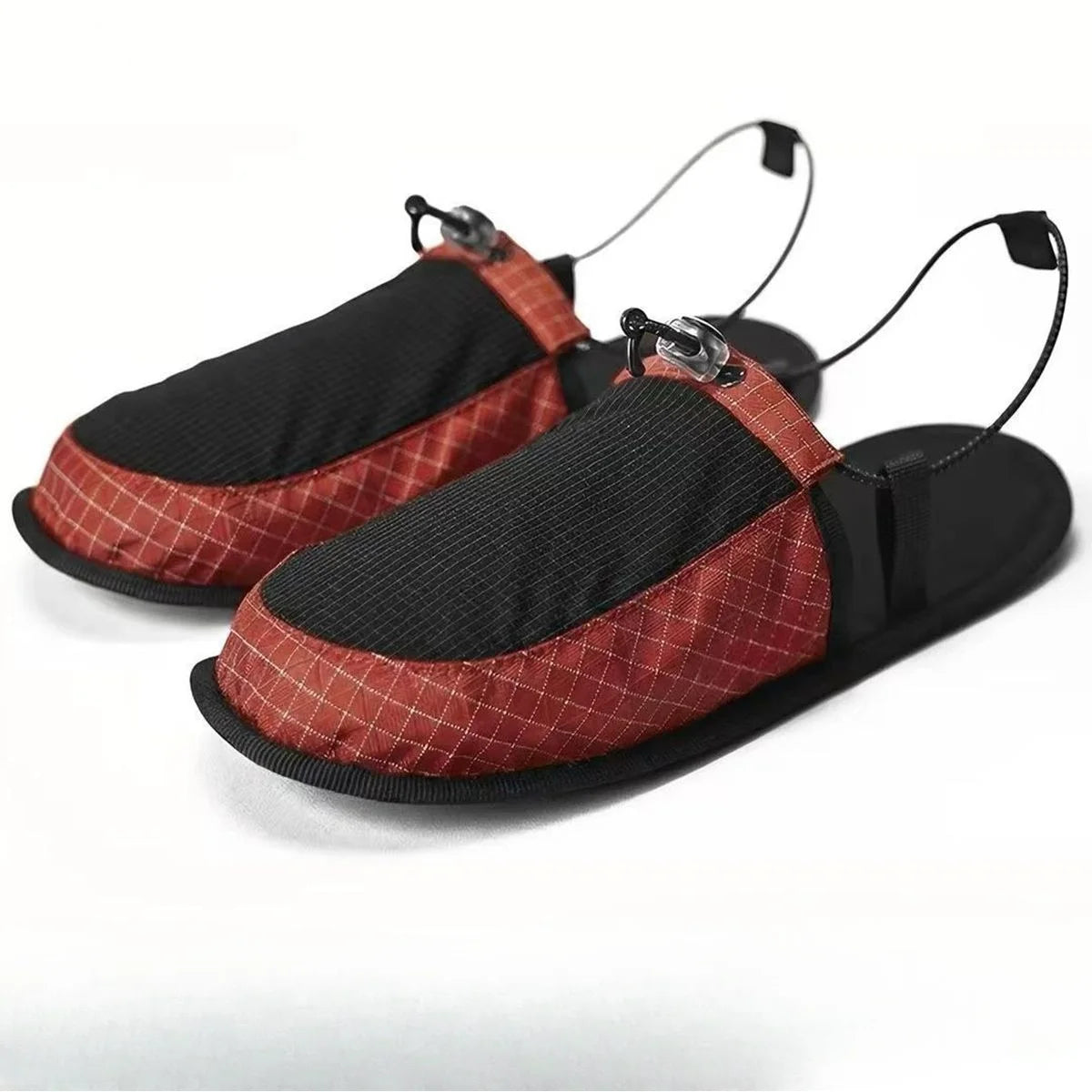 Portable Foldable Travel Slippers Non Slip TPU Sole Sandals with Storage Bag Outdoor Camping Beach Hotel Airplane Slip on Shoes