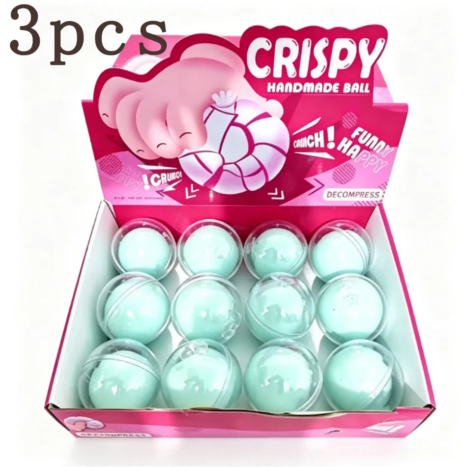 Squishy Stress Balls slow rebound wax skin squeeze toy for Kids Adult Quiet Sensory Fidget Toy Soothing Relieving Stres