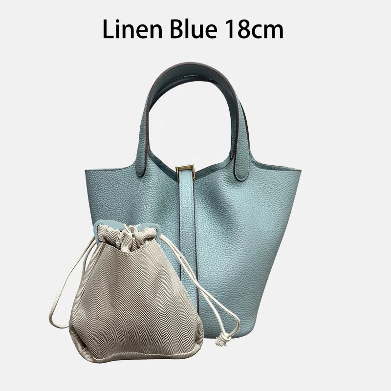 MENDY Women Bags Handbags Bucket Bag 18/22 Big Small Fashion Tote Bag Genuine Leather Luxury Quality Designers Lady Hand Bags