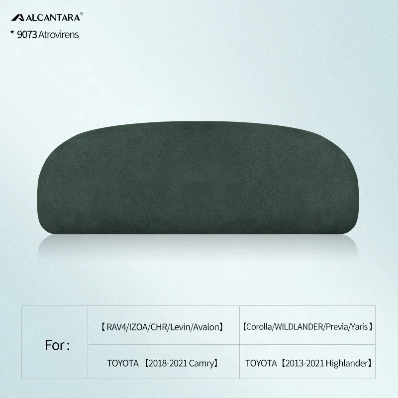 Alcantara Car Eyewear Case Box Sunglasses Holder For Toyota Corolla Camry Levin Avalon Crown RAV4 CHR IZOA Prado Accessories