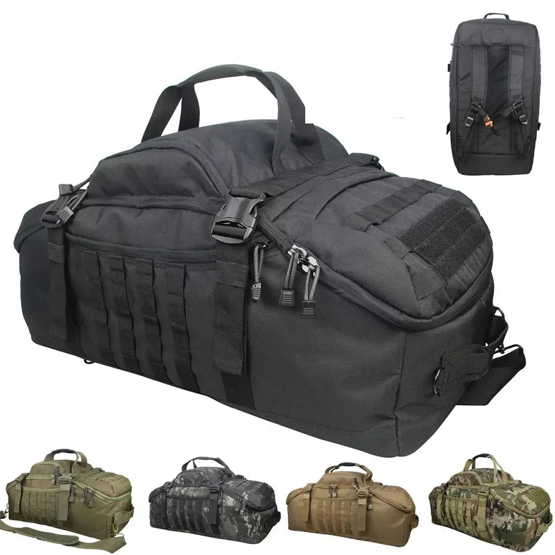 25L 45L 80L Sport Travel Bag Molle Tactical Backpack Gym Fitness Bag Large Duffle Bags for Camping Hunting Fishing