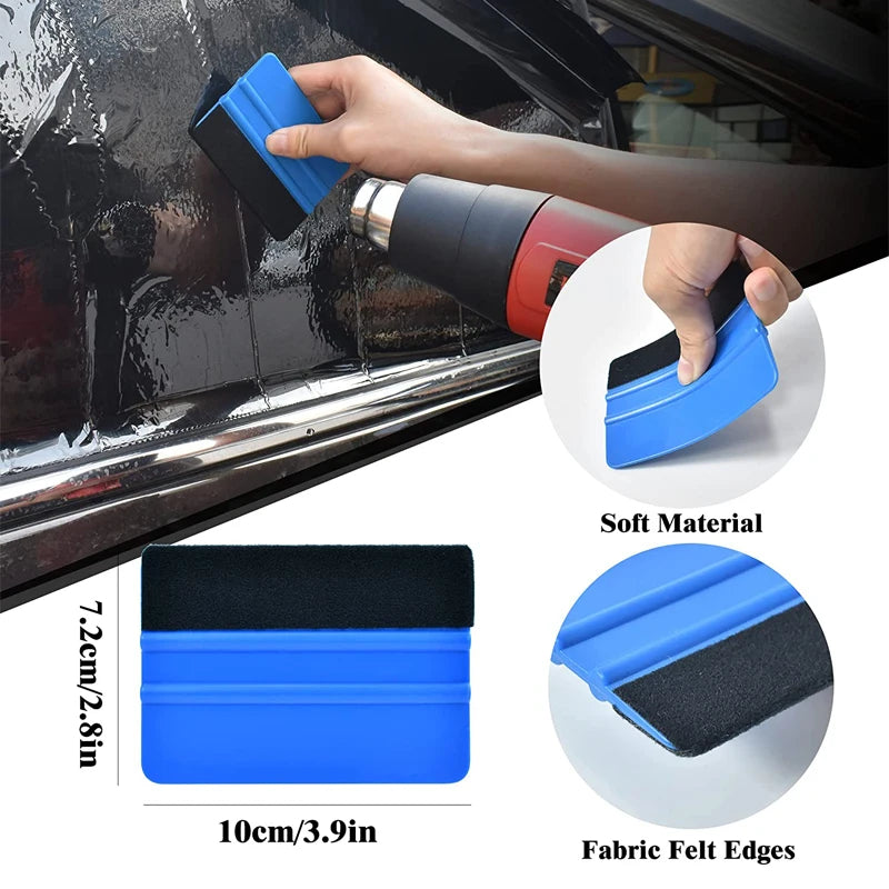 NeoWrap Car Window Tint Tools Kit Vehicle Glass Protective Film Vinyl Scraper/Felt Squeegee/Cutter with Blade Vinyl Wrap Tool ﻿