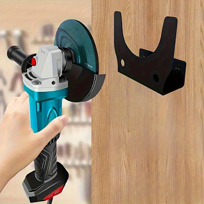 1/2 Pcs Heavy-Duty Wall-Mounted Storage Rack,Suitable for 5 Inch Angle Grinder, Cutter and Polishing Tools -Space-Saving Design