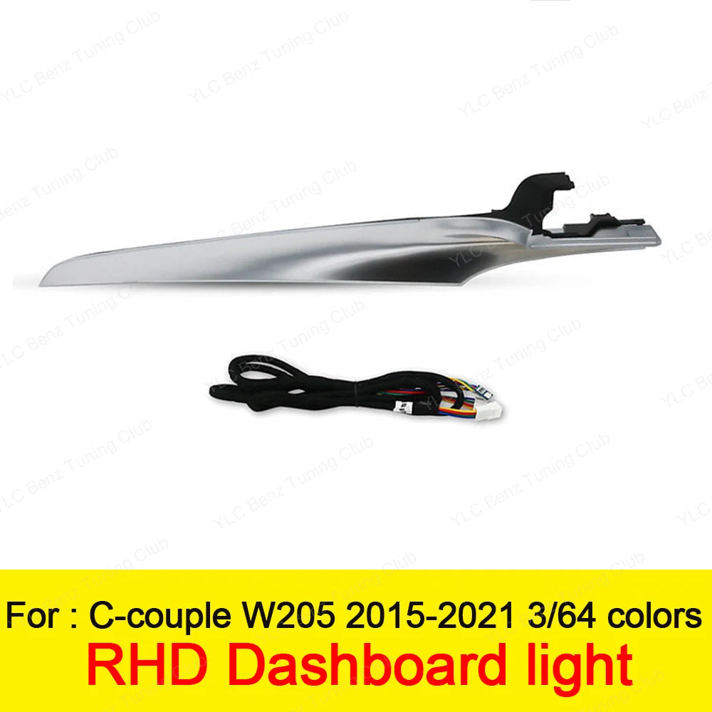 Ambient Light 3/64 Colors For Mercedes-Benz C-Coupe W205  Car Accessories Interiors LED Vents Speaker Decorative Light Retrofit