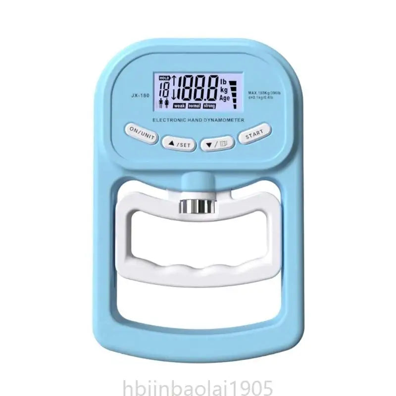 Grip Strength Tester Hand Grip Dynamometer Handhelds Digital Grip Measurement Meter Device Trainer Power 396lbs/180kg