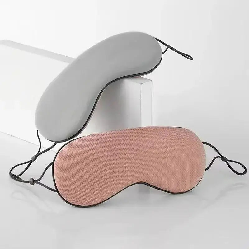 Ice Silk Sleep Mask Adjustable Strap Warm Cool Dual Use Breathable Light Blocking Eye Cover For Travel Rest Comfort