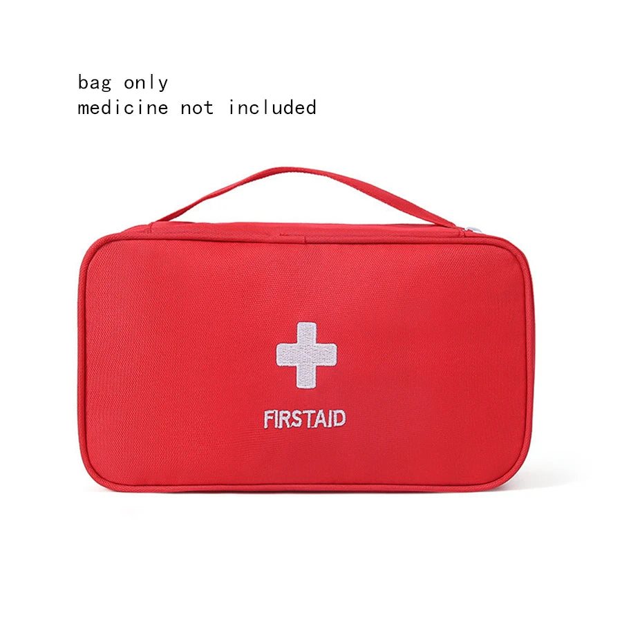 First Aid Kit Emergency Survival Bag Handbag Durable Trauma Bag Compact Rescue Tote Bag Portable Medicine Storage Bag