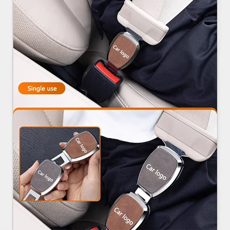 Car Seat Belt Clip Extender Safety Seatbelt Lock Buckle Plug For Audi A8 Q5 A1 A2 A4 A6 A7 Q2 Q3 Q4 Q6 Q7 Q8 TT RS3 RS5 RS6 RS7