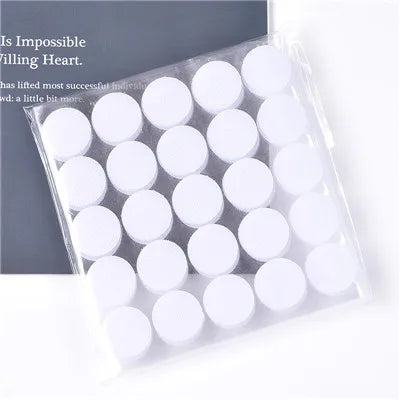 10-30mm Self Adhesive Sticky Dots Strong Glue Magic Sticker Disc Transparent White Round Belcro Adhesivo Hook and Loop Tape