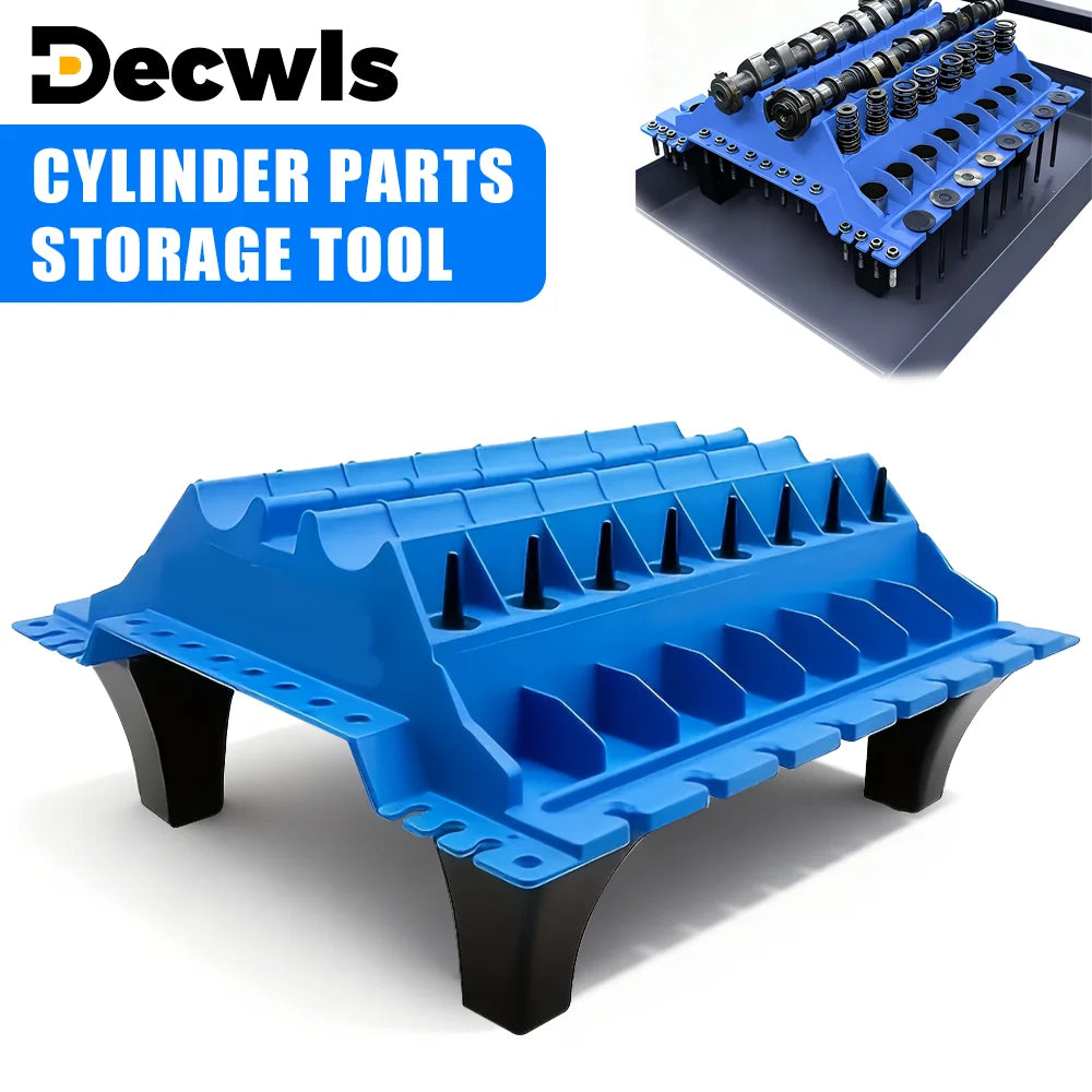 Car Engine Parts Storage Platform Cylinder Head Bolt, Valve Rocker Arm, And Spring Organizing Bracket Engine Parts Storage Table