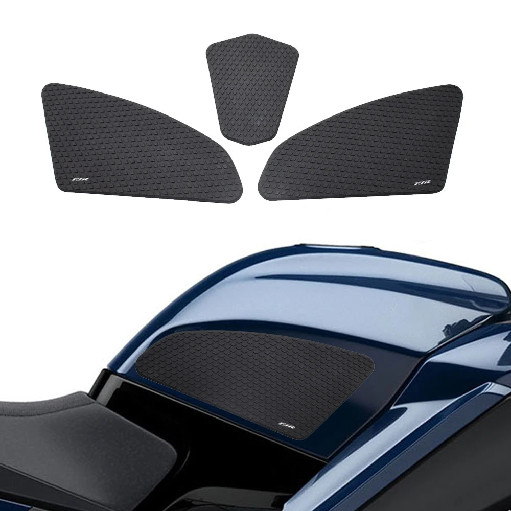 for FJR 1300 FJR1300 2006 2007 2008 2009 2010 2011 -  2025 2026  Tank Pad Knee Grip Rubber Protector Black exclusive