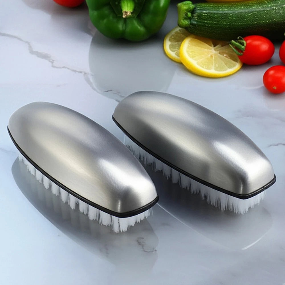 Food cleaning brush multifunctional kitchen tool for washing fruits, vegetables, potatoes and nylon brushes