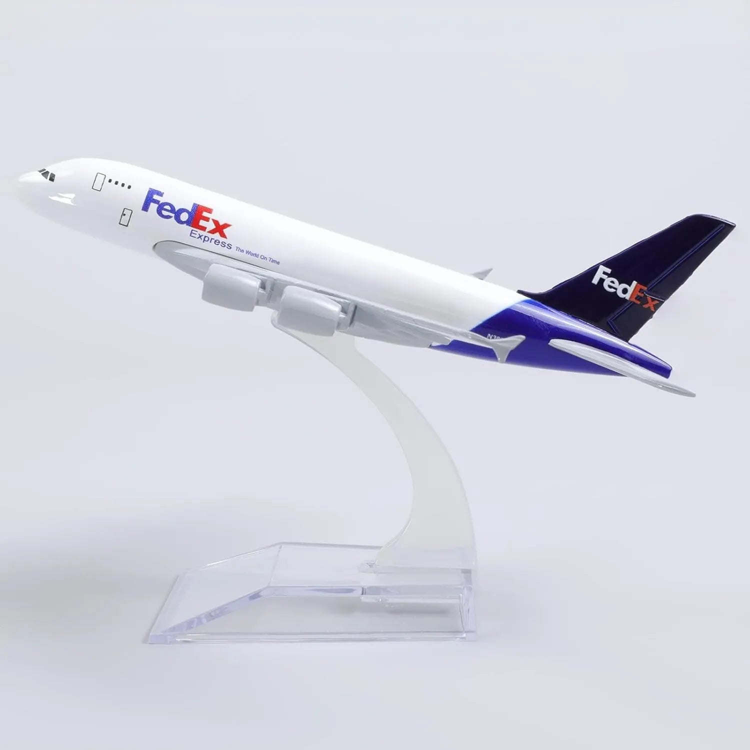 1/400 16cm A380 FedEx Diecast Metal Airplane Model Collectible Display Toy Airplane Model Collection Toys For Children