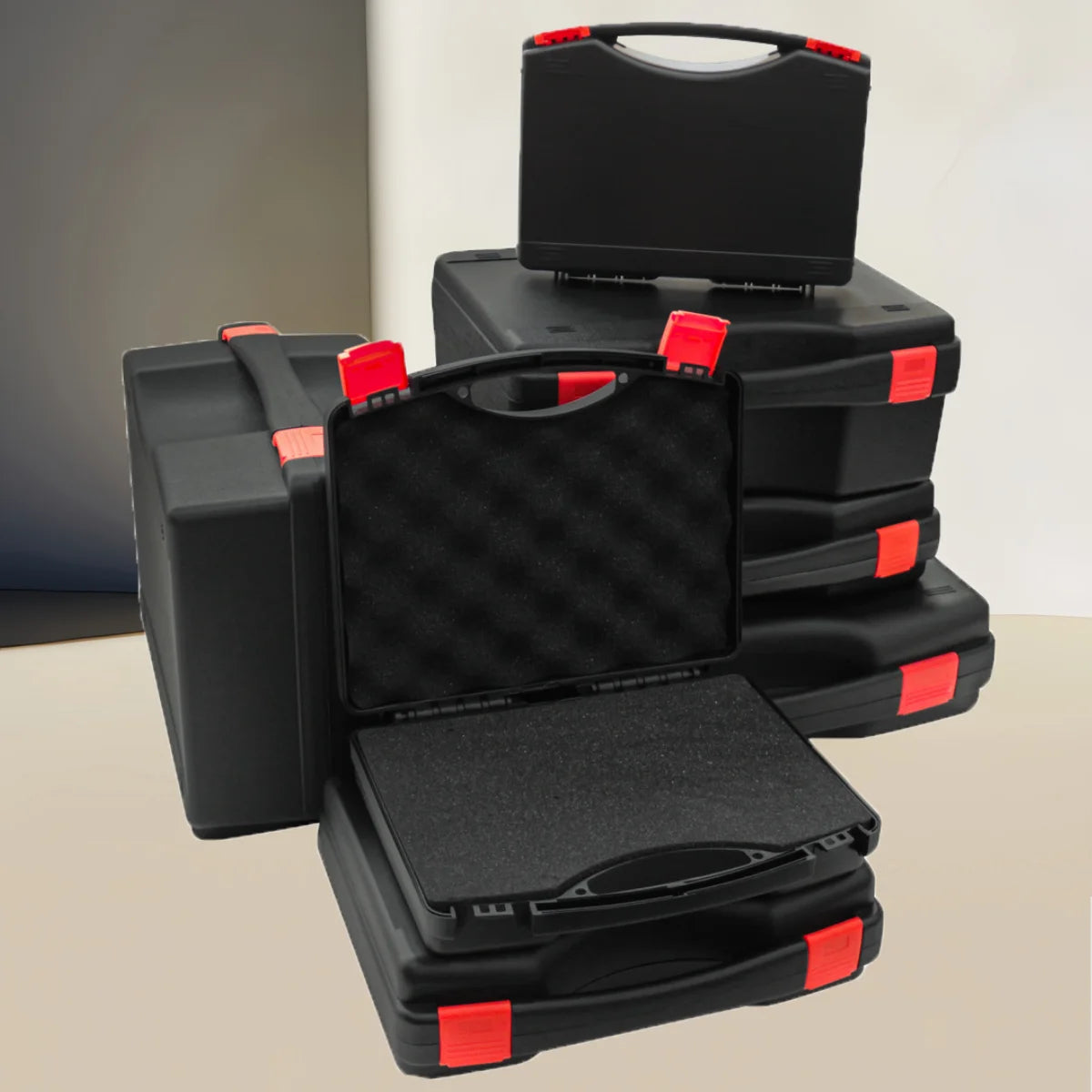 1PC Multifunctional Hardware ToolBox Lightweight Portable Plastic Instrument Case Notebook Protective Storage Box Outdoor Case