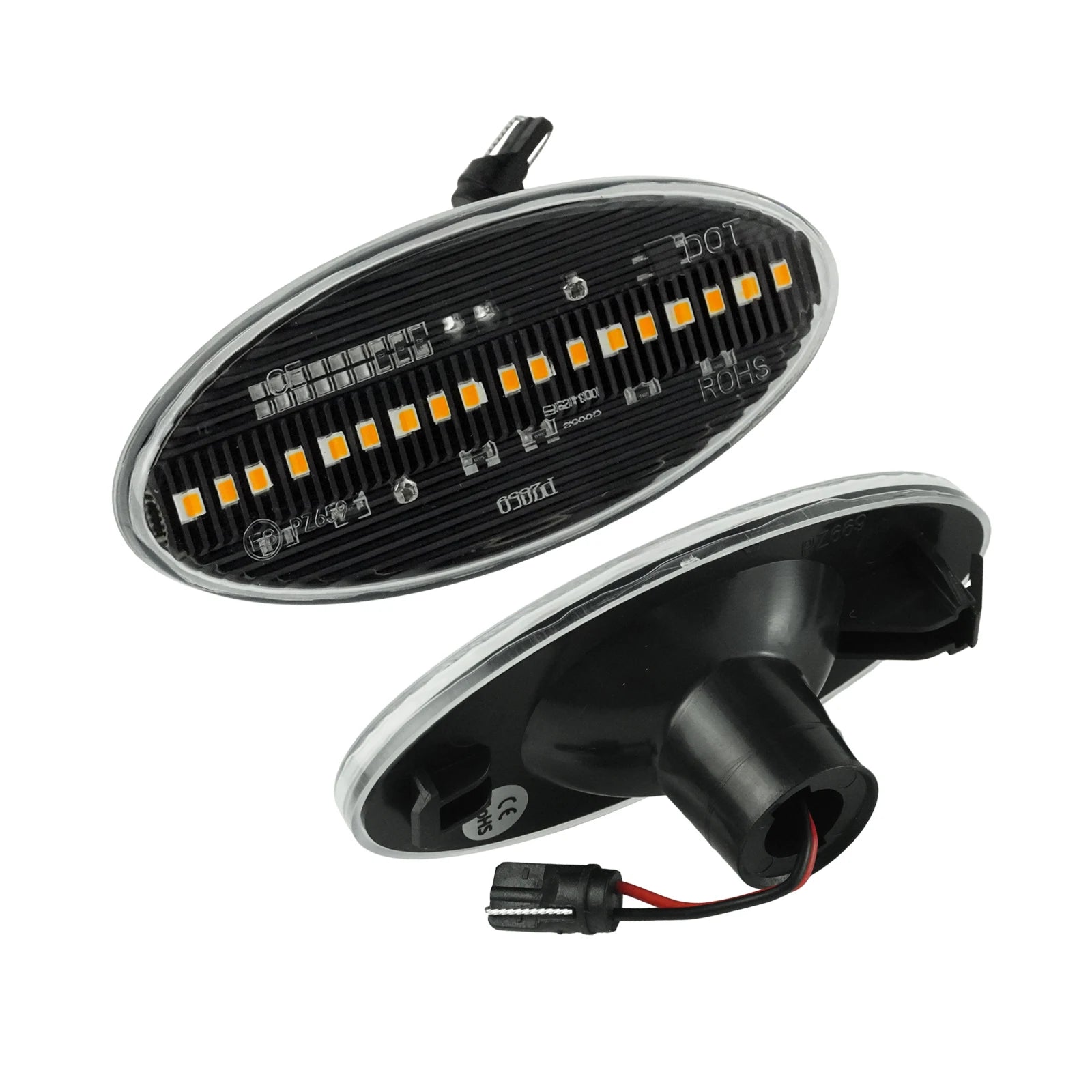 For 10+ Renault Master III Nissan NV400 Opel Movano B MK2 Amber LED Side Indicator Turn Signal Repeater Light