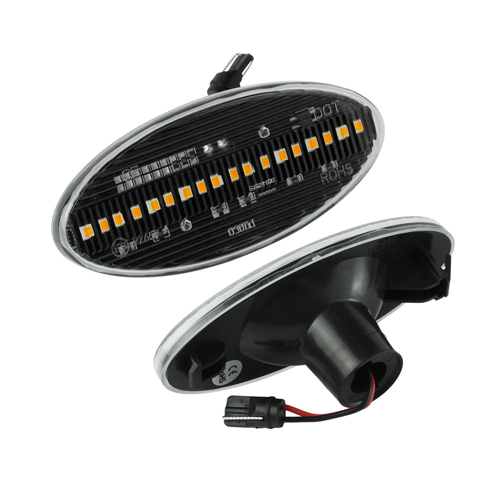 For 10+ Renault Master III Nissan NV400 Opel Movano B MK2 Amber LED Side Indicator Turn Signal Repeater Light