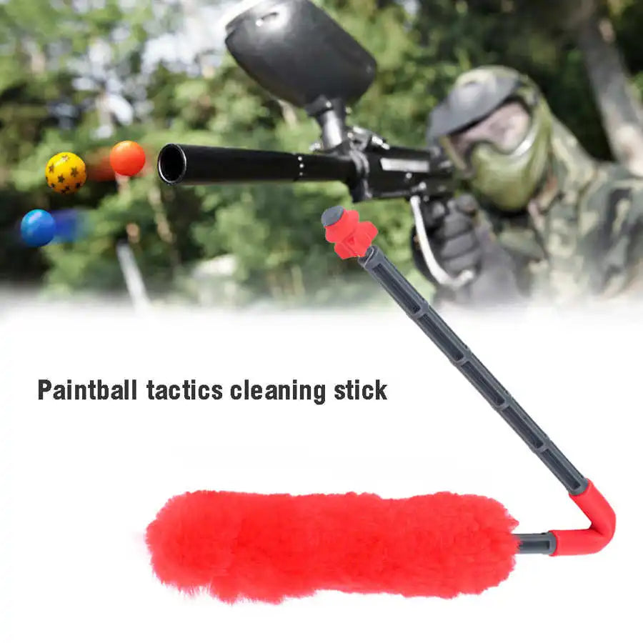 Paintball Barrel Hunting Cleaning Tool 17.3mm Cord Wool Single Swab Squeegee Buffer Paintball Squeegee Gun Cleaning Accessories