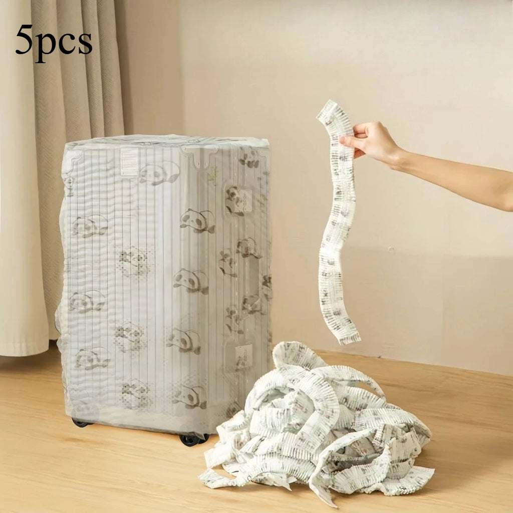 Luggage Dust Cover, Universal Disposable Non-woven Fabric Travel Box Storage Protective Cover, Rain Cover Traveling Accessories