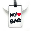 1PC/2pcs/4pcs Luggage Tag Creative Cartoon Suitcase Fashion Style Silicon Luggage Name ID Address Label Portable Travel  Label