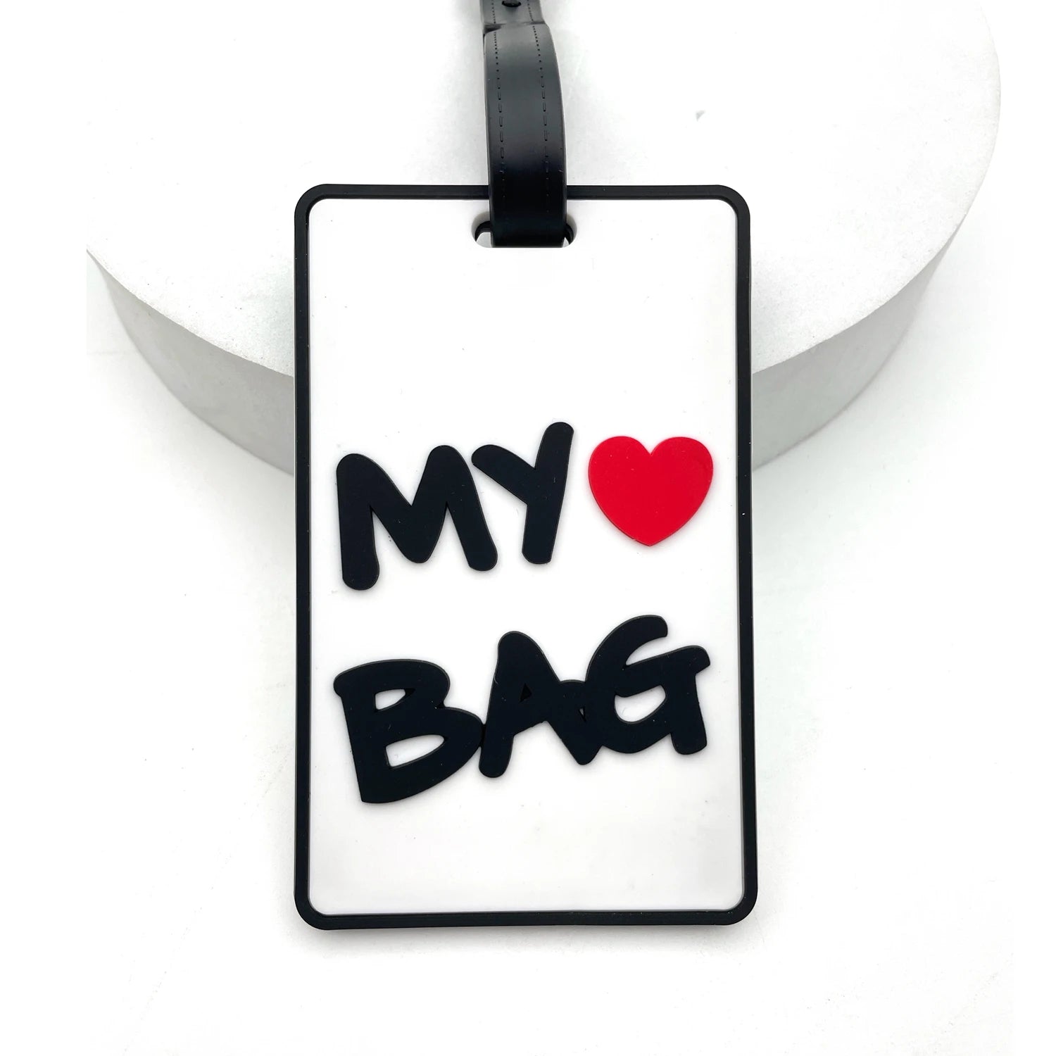 1PC/2pcs/4pcs Luggage Tag Creative Cartoon Suitcase Fashion Style Silicon Luggage Name ID Address Label Portable Travel  Label