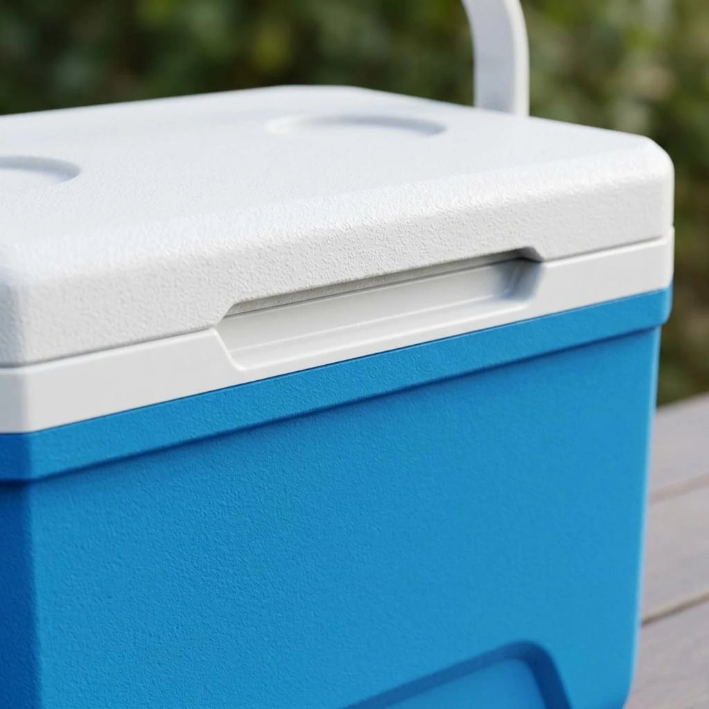 Insulated Cooler Box Rigid Portable Cooler Box Insulated Ice Chest Two-Tone Outdoor Gear Food Grade for Camping