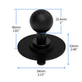 Strong Adhesive Sticker 1/4 Screw Mount Car Dashboard Adhesive Tape Phone Holder for Gopro Insta360 osmo 360 Action Stand Base