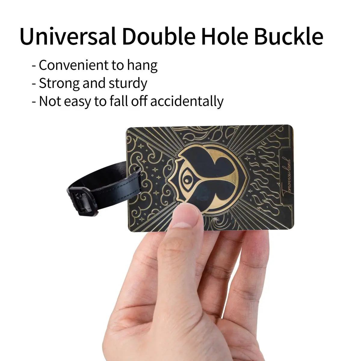 Custom Tomorrowland Luggage Tag Privacy Protection Belgian Electronic Dance Music Festival Baggage Tags Bag Labels Suitcase