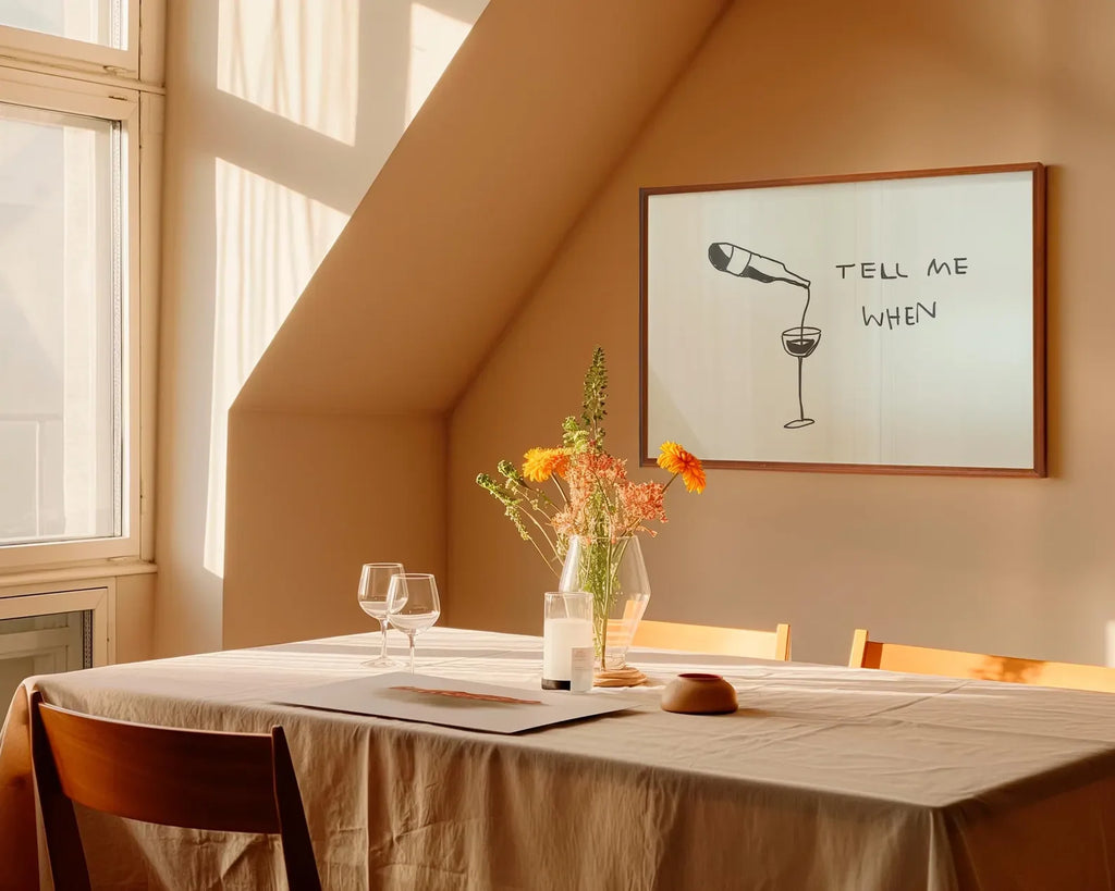 Funny Wine Quote Print: Kitchen Bar Wall Cart Art Digital Horizontal Unframed Wine Cheers Poster Gift Decoration