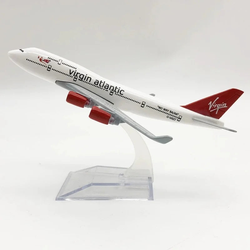 16CM Scale Airplanes British Airways a380 Plane Model ONE Worid b777 b747 Aircraft Diecast Miniature Authentic Souvenir Plane