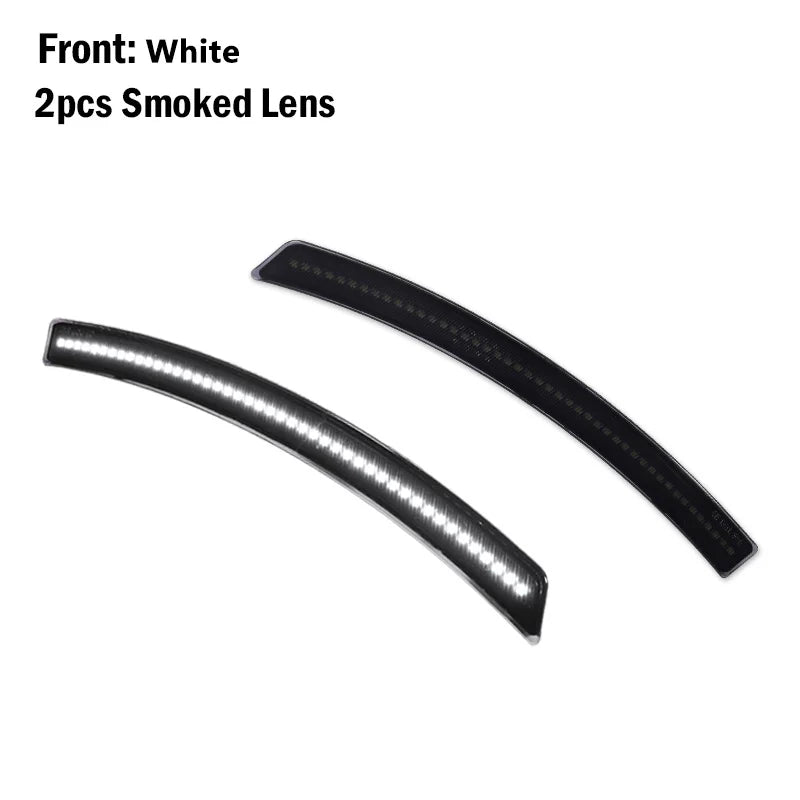 Car LED Front / Rear Bumper Side Marker Turn Signal Lights Parking Lights Clearance Lights For Chevrolet Corvette C7 2014-2019