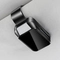Car Sun Visor Sunglasses Clip Holder Soft Anti-scratch Pad One Hand Operation Auto Eyeglasses Storage Accessory