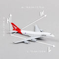 16cm 1/400 Australia A380 Diecast Metal Airplane Model Alloy Collectible Display Toy Airplane Model Collection Kids Children